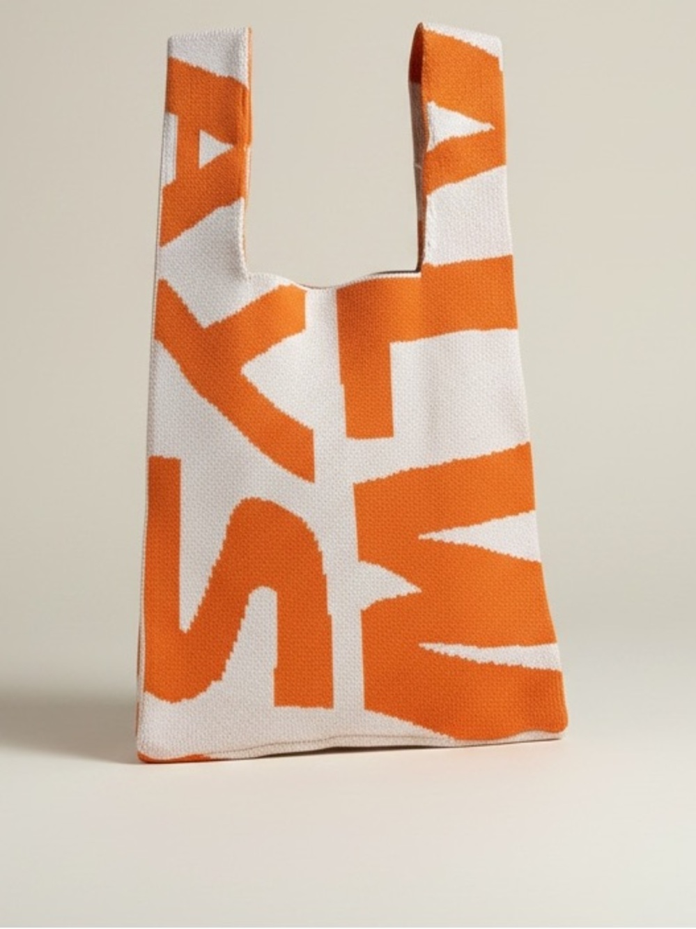 Korean-Style Candy Color Knitted Alphabet “Always”‎ Tote Bag